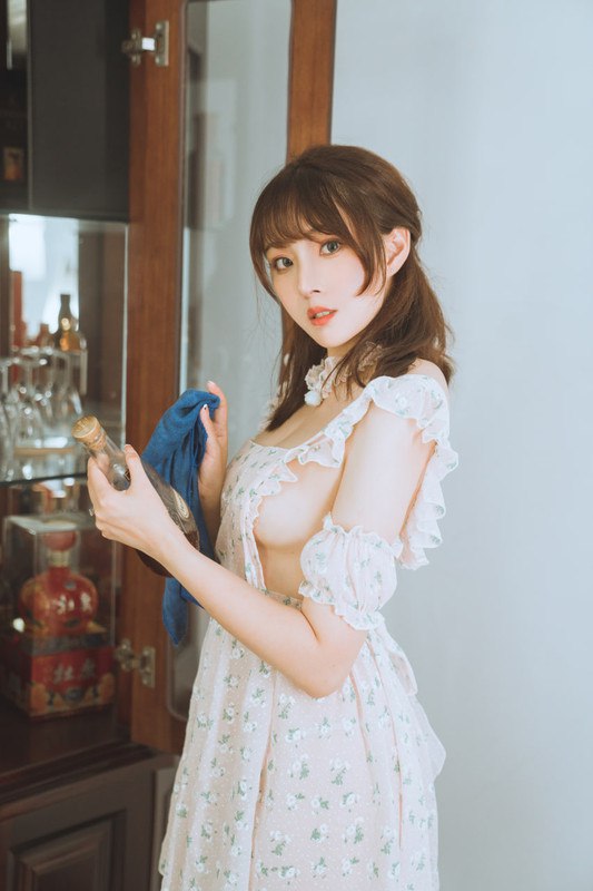 NO.075 碎花围裙[55P-423.8M] 写真集